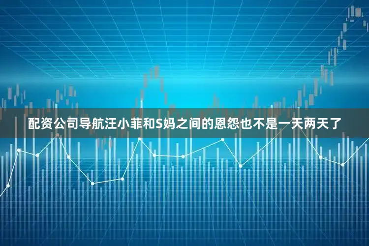 配资公司导航汪小菲和S妈之间的恩怨也不是一天两天了