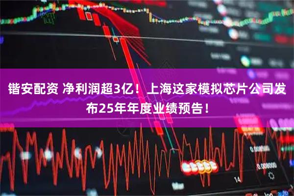 锴安配资 净利润超3亿！上海这家模拟芯片公司发布25年年度业绩预告！